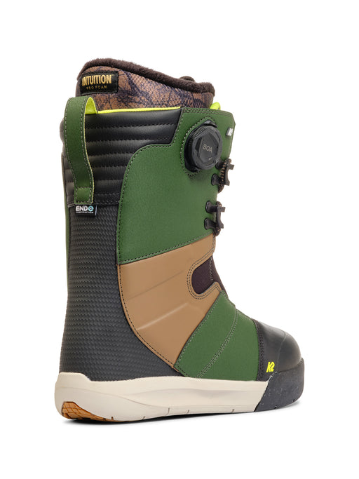 K2 Men's Evasion Snowboard Boot - green/Brown/blk Angle2