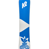 K2 Extravision Snowboard 2025 - Whte/Blue Angle 2