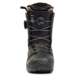K2 Women's Format snowboard boot, black and orange design with BOA lacing system.