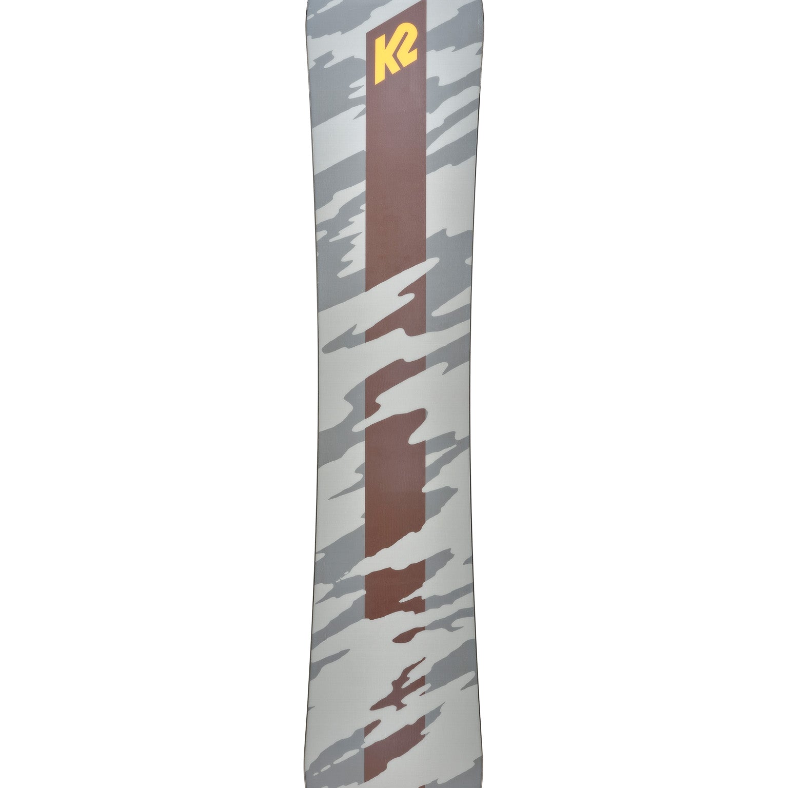 K2 Gateway POP Snowboard 2025 - White/Yellow/Grey Angle2