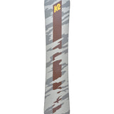 K2 Gateway POP Snowboard 2025 - White/Yellow/Grey Angle2