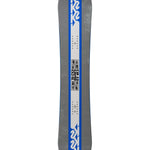 K2 Men's Geometric Snowboard 2025 - Grey/White/Blu Angle1