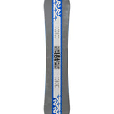 K2 Men's Geometric Snowboard 2025 - Grey/White/Blu Angle1