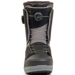 K2 Hanford snowboard boot, black and gray with BOA lacing system.