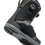 Black K2 Hanford snowboard boot with BOA lacing system and textured rubber sole.