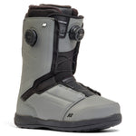K2 Hanford snowboard boot, gray and black design with BOA lacing system.