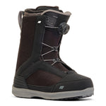 K2 Haven snowboard boot features a black and white design with a visible Boa lacing system.