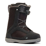 K2 Haven snowboard boot features a black and white design with a visible Boa lacing system.