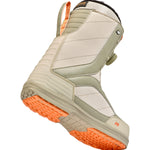 K2 Haven snowboard boot, a beige and orange design with a distinctive heel counter.