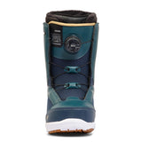 K2 Women's Haven snowboard boot, a teal-blue design with black accents and a BOA lacing system.