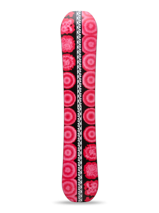 K2 Hypnotist Snowboard 2025 - White/Black/Pink Angle2