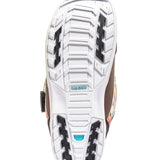 K2 Women's Kinsley snowboard boot, 2025 model, features a multi-color upper and black rubber sole.