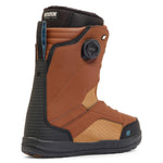 K2 Women's Kinsley snowboard boot features a brown upper with black accents and a BOA lacing system.