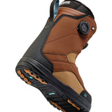 Black K2 Kinsley snowboard boot features a gray heel and BOA lacing system.