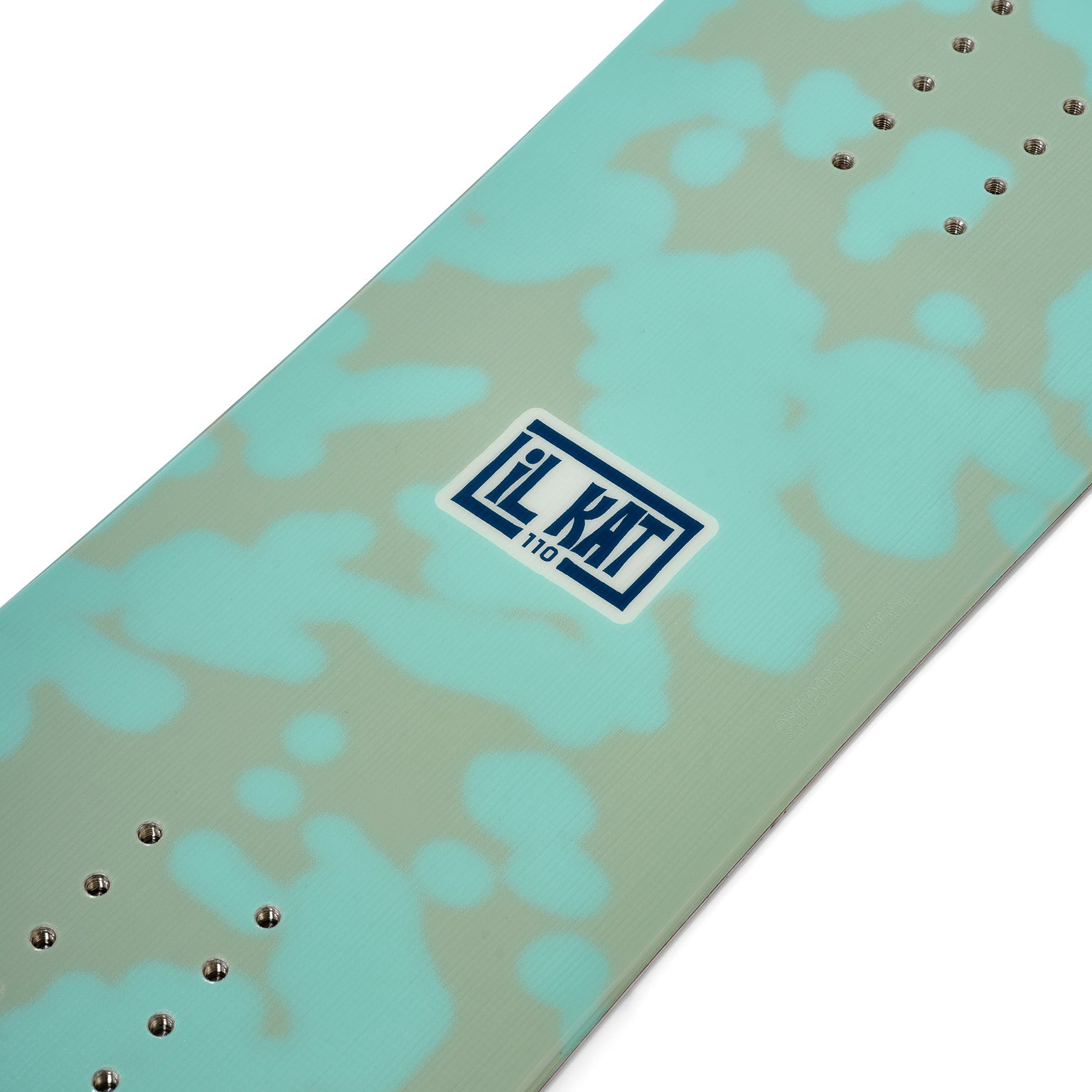 K2 Junior's Lil Kat snowboard features a green design with white graphics.