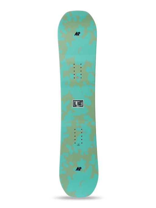 K2 Junior's Lil Kat Snowboard 2025 - Green/Turqoise Angle1