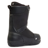 Black K2 Market snowboard boot features a streamlined design and subtle branding.