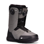 Black K2 Maysis snowboard boots feature a gray accent and BOA lacing system.