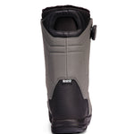 K2 Maysis 2025 snowboard boots feature a gray and black color scheme with a BOA dial closure.