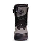 Black K2 Maysis snowboard boots feature a BOA lacing system and a streamlined design.