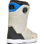 K2 Maysis snowboard boots feature a gray and blue color scheme with a visible BOA lacing system.