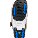K2 Maysis 2025 snowboard boots feature a gray and blue color scheme with a black sole.