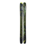 K2 Mindbender 116C skis feature a green and black camouflage design.