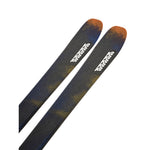 K2 Mindbender 90C skis 2025 feature a black and red design.