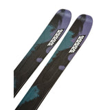 K2 Women's Mindbender 99Ti Wide skis 2025 feature a blue and white design.