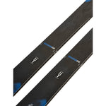 K2 Mindbender 99Ti skis 2025 feature a distinctive red and black design.