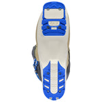 K2 Mindbender 120 BOA® ski boot features a white and blue sole with visible traction elements.