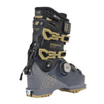 K2 Women's Mindbender 95 BOA® ski boot features a black and orange design with visible BOA® dial.