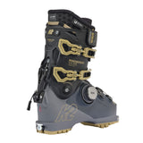 K2 Women's Mindbender 95 BOA® ski boot features a black and orange design with visible BOA® dial.