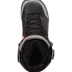 Black K2 Boundary snowboard boot features red accents and a lace-up closure.