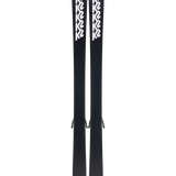 K2 women's Reckoner 92 skis, black with K2 logos, no bindings visible