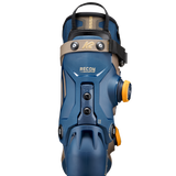K2 zonal BOA ski boots, blue with multiple BOA dials and rear heel strap
