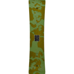 K2 Standard snowboard 2025 features a green and brown graphic on its base.