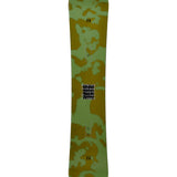 K2 Standard snowboard 2025 features a green and brown graphic on its base.