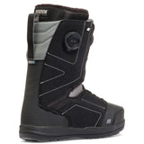 Black and white K2 Trance snowboard boot features a BOA lacing system and textured upper.