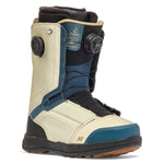 Blue K2 Trance snowboard boot features a white cuff and BOA lacing system.