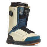 Blue K2 Trance snowboard boot features a white cuff and BOA lacing system.