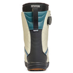 K2 Women's Trance 2025 snowboard boot features a black and teal colorway with a rear adjustment dial.