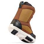 K2 YOU+H snowboard boot, brown and black colorway, features a textured sole and distinctive design.