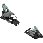 Salomon Strive 14 Grip Walk Bindings - Black bindings with pink lettering and a white logo on top of the left binding.