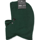 Volcom Women's V. Scout Hood - A dark green hooded sweatshirt with a white logo on the chest and black drawstrings.