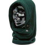 Volcom Women's V. Scout Hood - A dark green hooded sweatshirt with a white logo on the left chest and a drawstring at the hood.