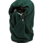 Volcom Women's V. Scout Hood - A dark green hooded sweatshirt with a white logo on the chest and a drawstring at the waist.