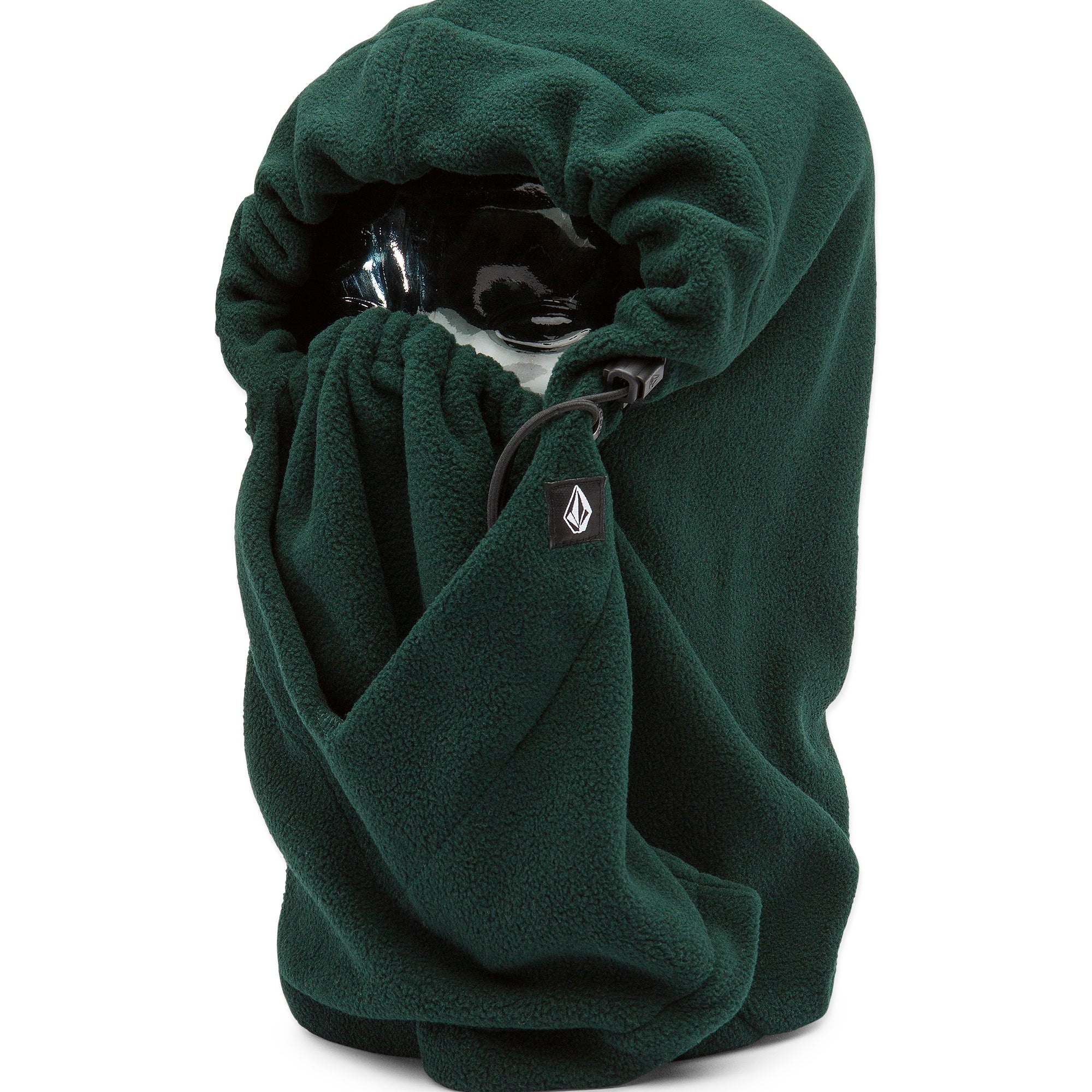 Volcom Women's V. Scout Hood - A dark green hooded sweatshirt with a white logo on the chest and a drawstring at the waist.