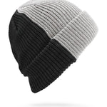 Volcom Women's Check This Beanie 2025 - A black and white checkered beanie with a folded cuff at the bottom.