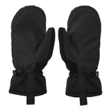 Volcom Women's Peep GORE-TEX Mitt - A black mitt with a textured pattern on the palm and thumb, featuring a strap closure at the wrist.